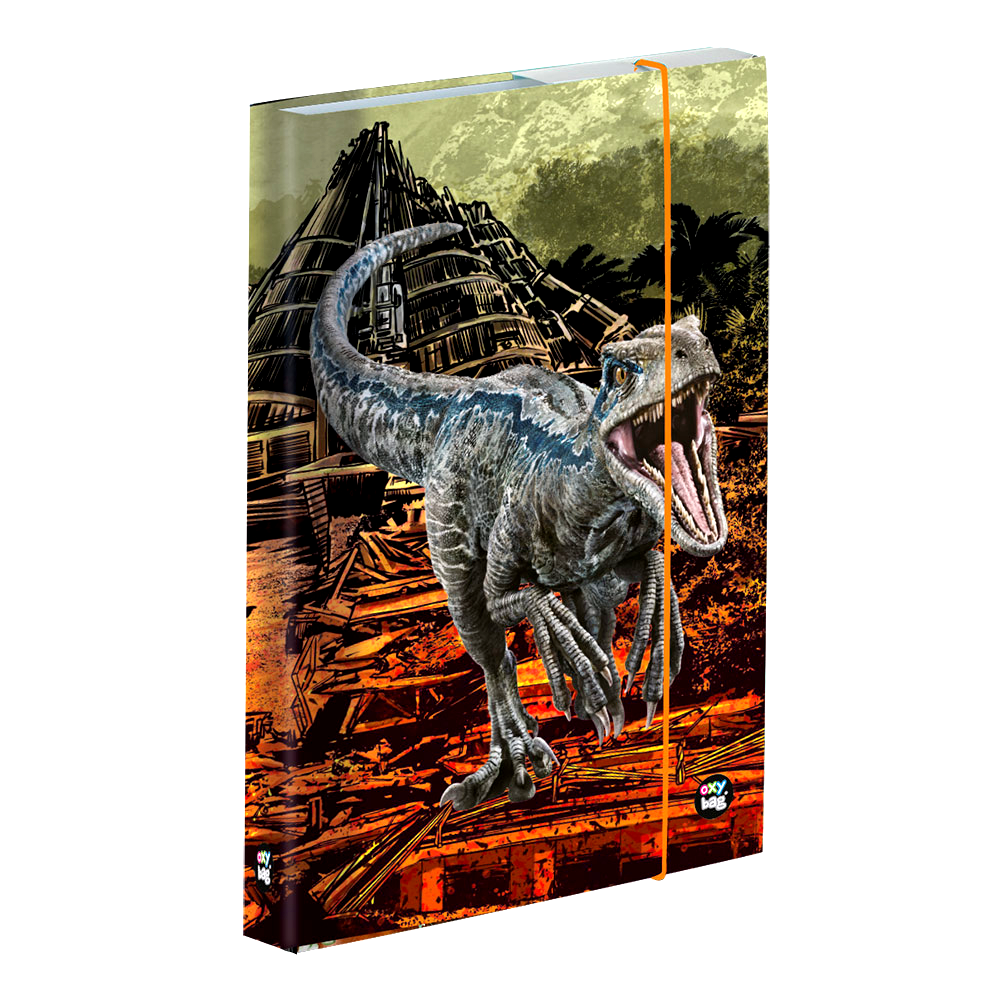 Dinosaurier Dino T-Rex HEFTBOX A4 BOX 32 x 23 cm HEFT MAPPE Jurassic World neu