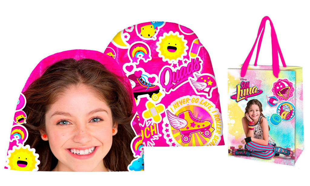 Disney Soy Luna Mütze gr. 54 mit Geschenk - Tasche