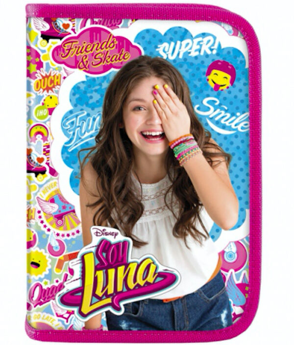 DISNEY SOY LUNA FEDERMAPPE FÜR 28 TEILE weiß