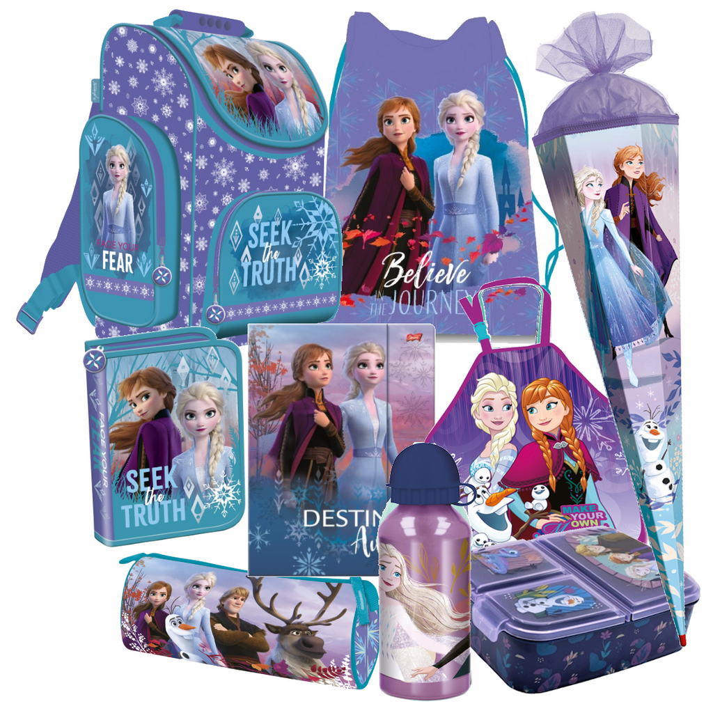 Frozen II 2 Eiskönigin Disney 9 tl SCHULRANZEN Ranzen SCHULTÜTE 85 Set TORNISTER