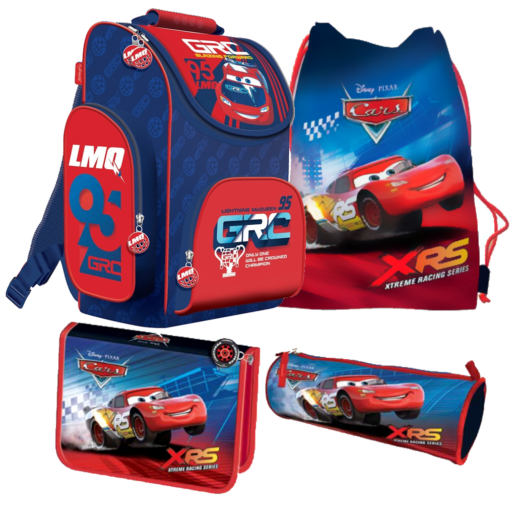 Disney CARS 4 Teile SCHULRANZEN Set