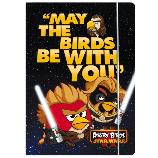 Star Wars Angry Birds A4 Gummizugmappe Gummizug Mappe Eckspanner