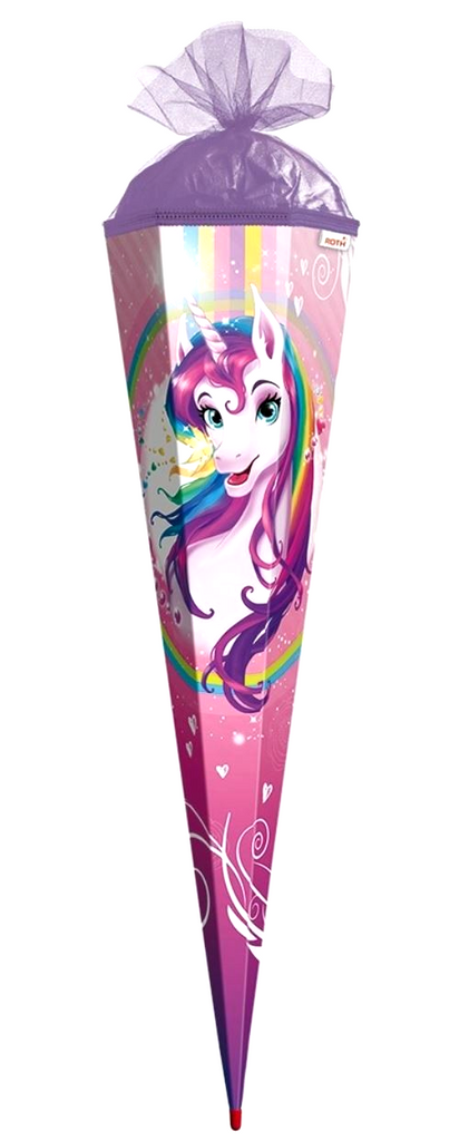 Einhorn Unicorn Pony Horses Pferd Schultüte Zuckertüte 85 cm Einschulung Rainbow