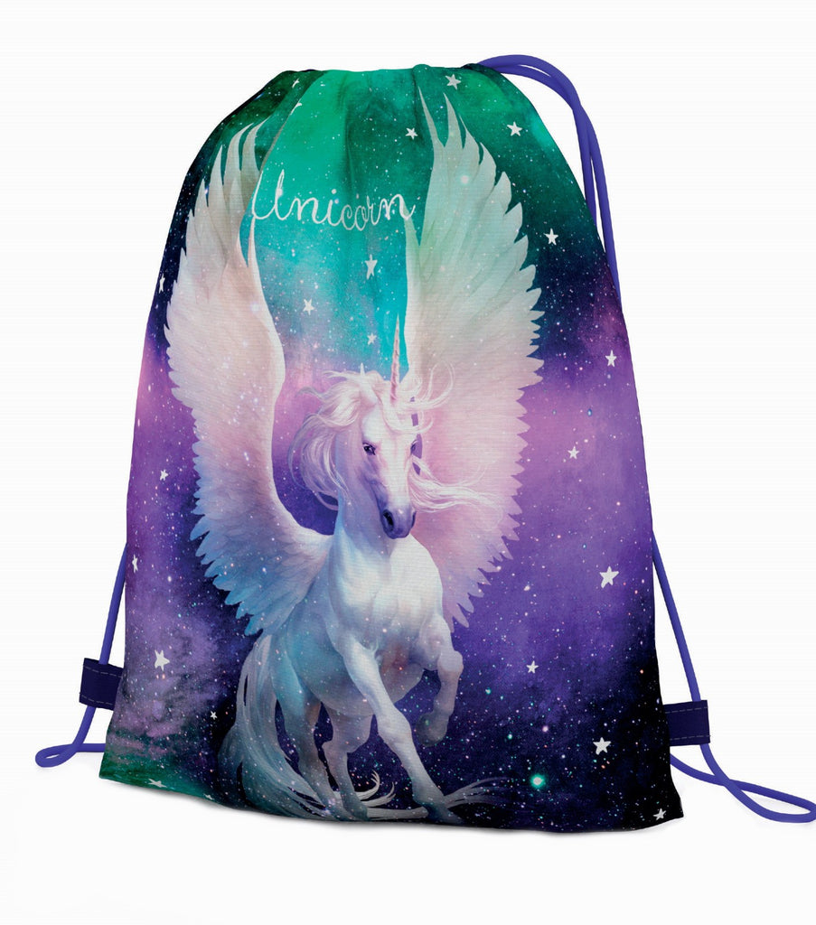 Einhorn Unicorn Pferd Pony Horse Tasche SPORTTASCHE TURNBEUTEL SCHUHBEUTEL Stern