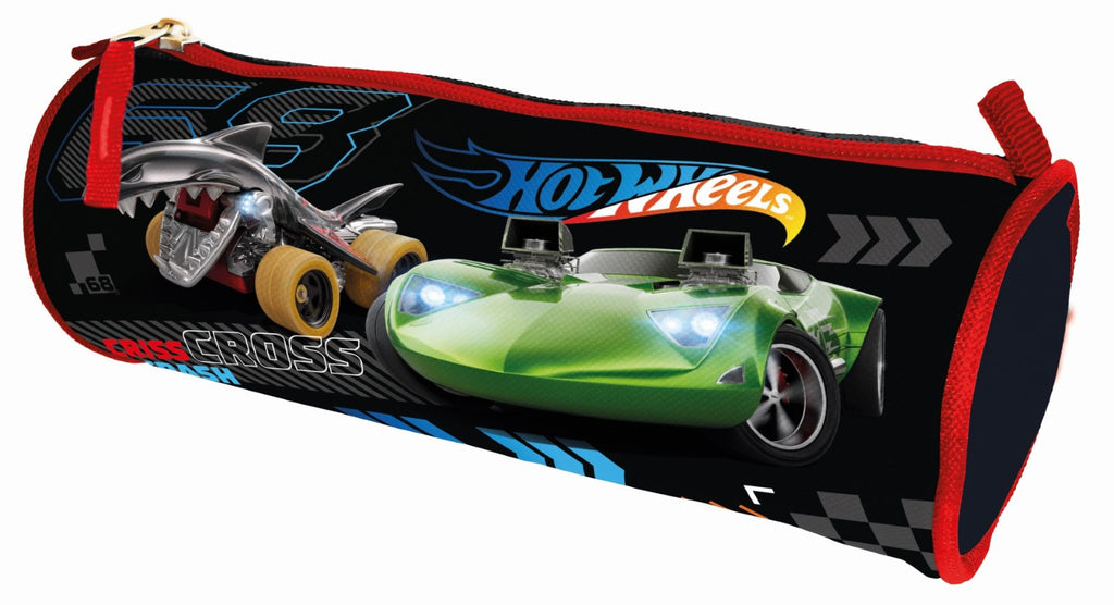 Hot Wheels Cars Auto Wagen Schlamperrolle Mäppchen FEDERTASCHE FEDERMAPPE Etui