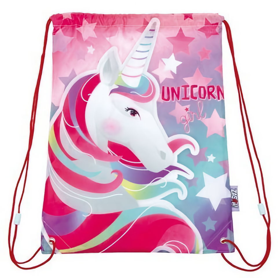 Einhorn Unicorn Pferd Pony Tasche SPORTTASCHE TURNBEUTEL SCHUHBEUTEL Sternen neu