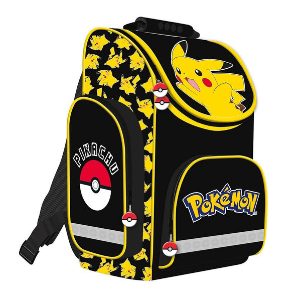 Pokemon Pikachu 6 Teile Set Tornister Ranzen Schulranzen Federmappe Tasche