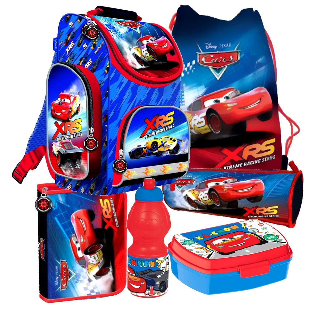 Disney CARS 6 Teile SCHULRANZEN Set