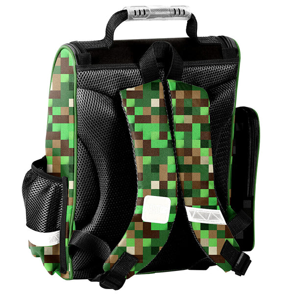 Minecraft Games Pixel 7 Teile Set Tornister Ranzen Schulranzen Federmappe Tasche