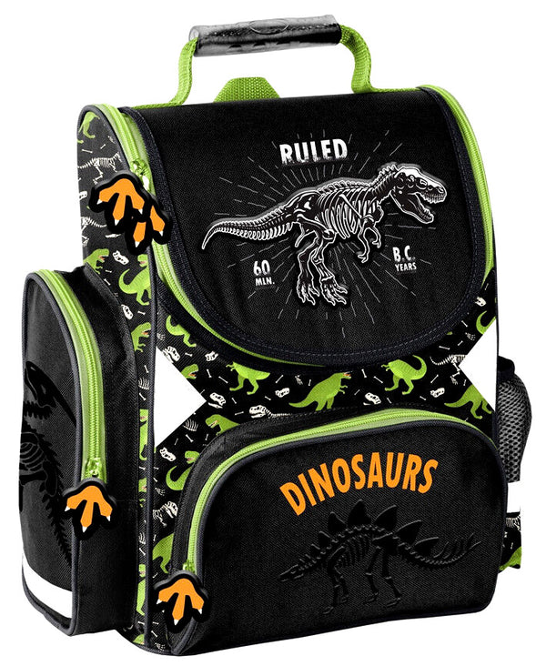 Dinosaurier T-Rex 9 Teile Set Schulranzen Ranzen Federmappe Geldbeutel Tornister
