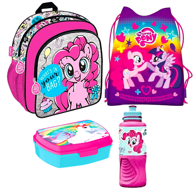 My Little Pony 4 Teile Kindergartenrucksack Set