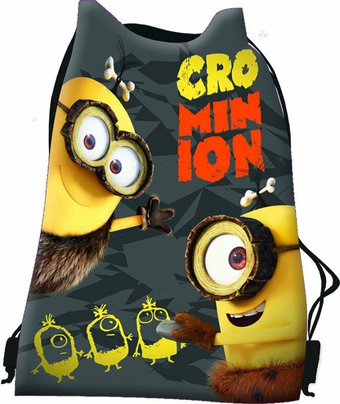 Minions Ich Einfach Unverbesserlich Turnbeutel grau