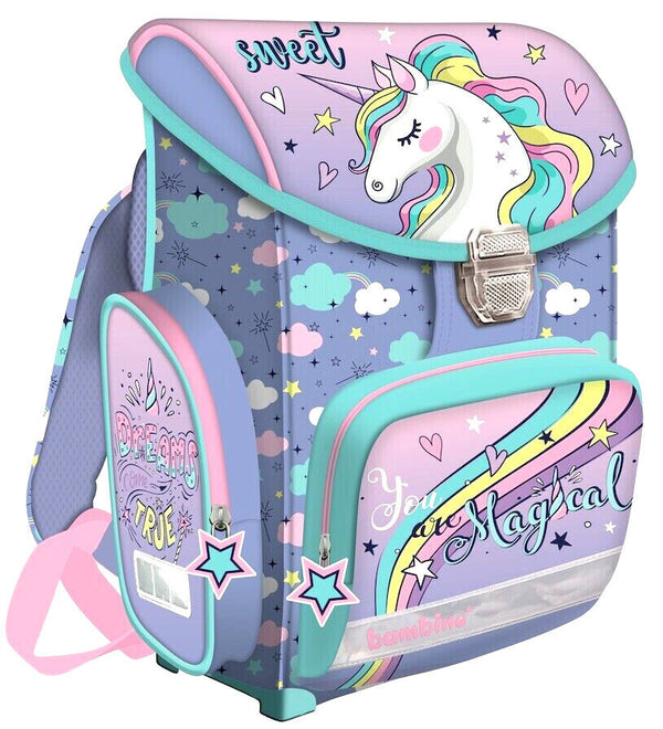 Einhorn Unicorn PFERD 9 *Teile* Set SCHULRANZEN RANZEN Schultüte TORNISTER Pony