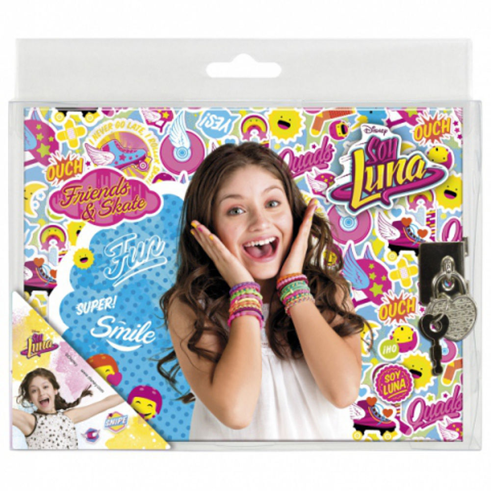 Soy Luna Tagebuch mit Schloss A5 gelb