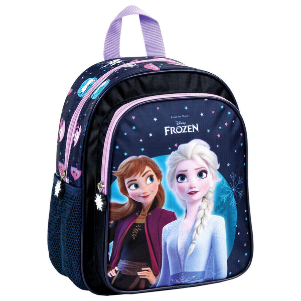 FROZEN EISKÖNIGIN 4 Teile KINDERGARTEN Rucksack Set blau