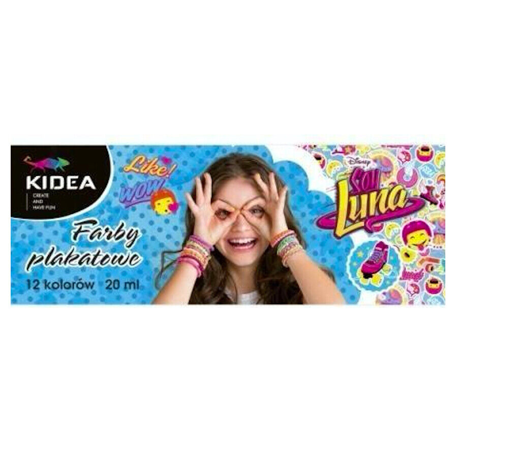 Disney Soy Luna 12 x Wasserfarben je 20 ml