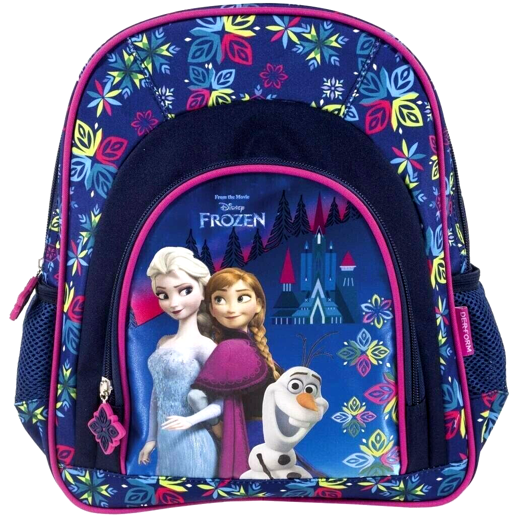 Disney Frozen Elsa Olaf RUCKSACK TASCHE KINDERGARTEN Schulrucksack blau