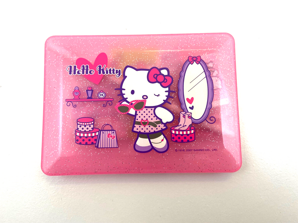 Hello Kitty Katze Schreibset 5 Teile Box Radierer Bleistift Notizblock Lineal